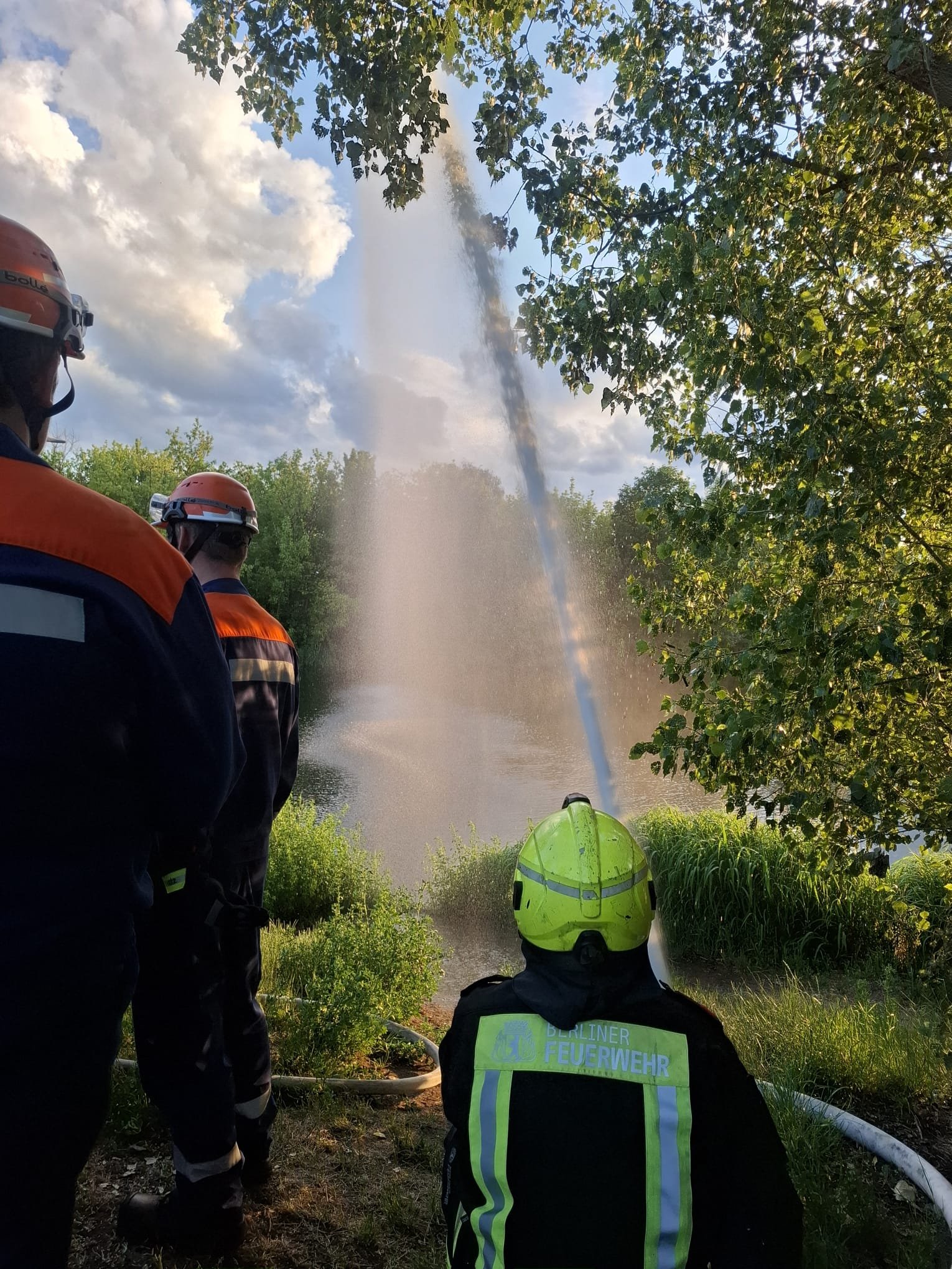 Wasserförderung aus offenem Gewässer